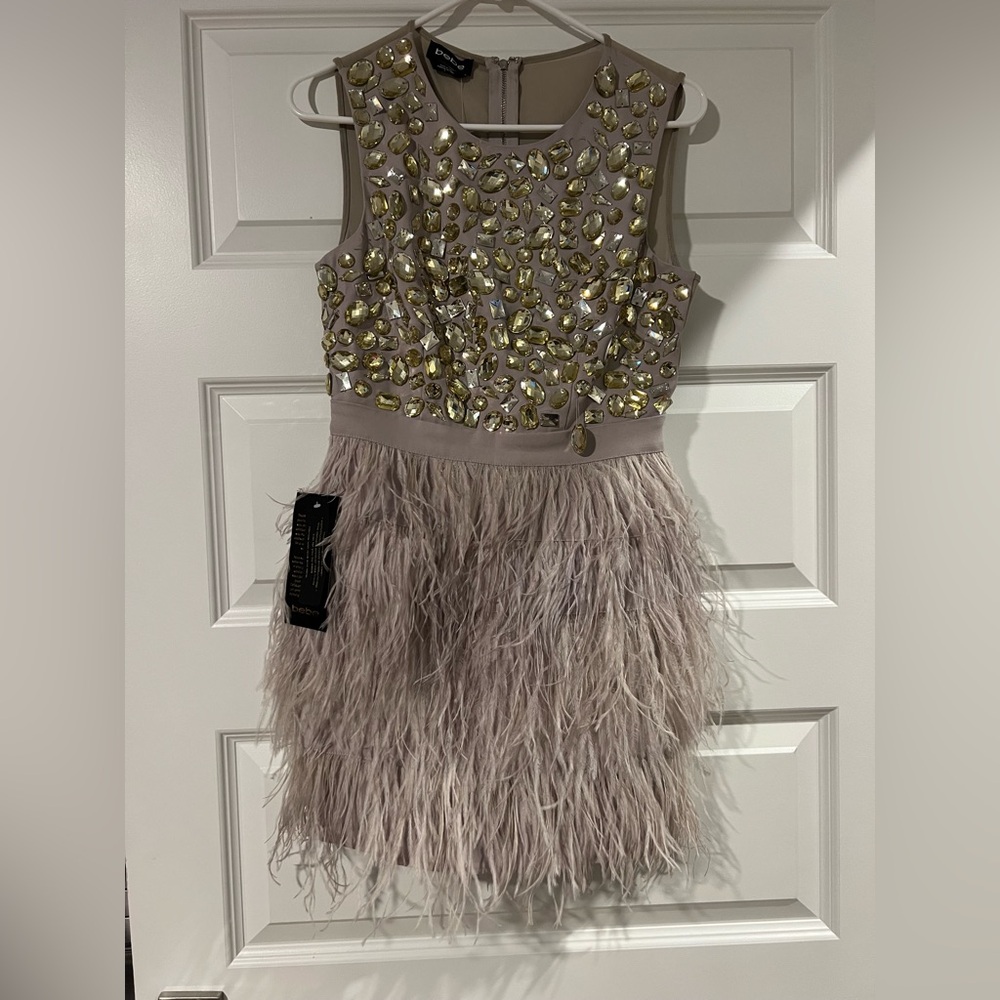 Embellished Feather Dress
